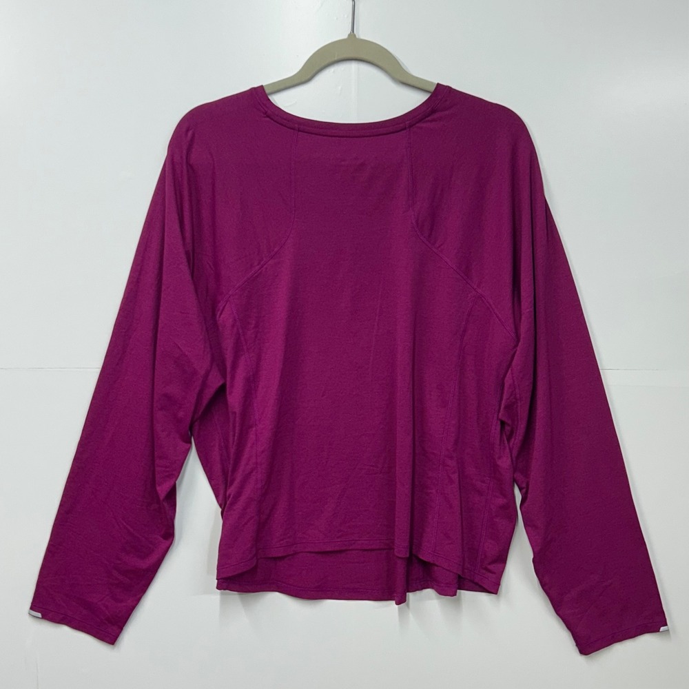 REI Co-op Womens 2XL Magenta Purple Long Sleeve Active Hiking Shirt 244757